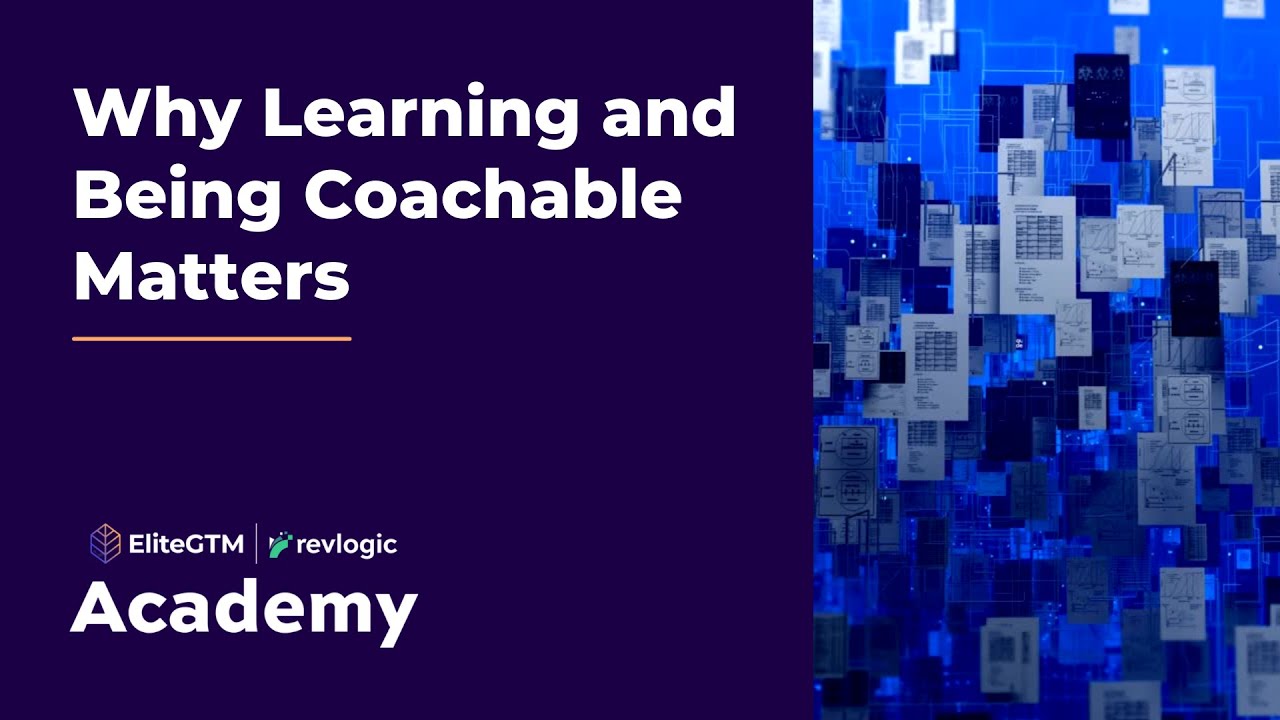 Why Learning and Being Coachable Matters - YouTube