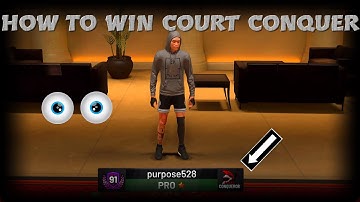 NBA 2K19| How To Win Court Conqueror |*EASIEST METHOD*‼