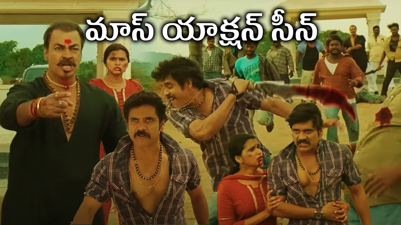 Ragada Movie Nagarjuna Mass Action Scenes || Pradeep Ram Singh Rawat || Tollywood Cinemalu