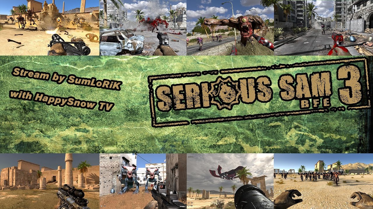 [Serious Sam 3] - Stream by SumLoRiK | Fusion | Full HD 60 fps | Затерянные храмы Нубии