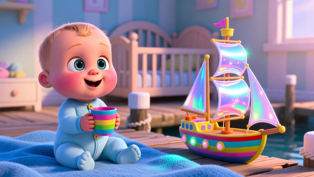 Toy Ship Adventure with Baby 🚢🌊 Fun Ocean Song for Kids | Toddler Playtime Adventure