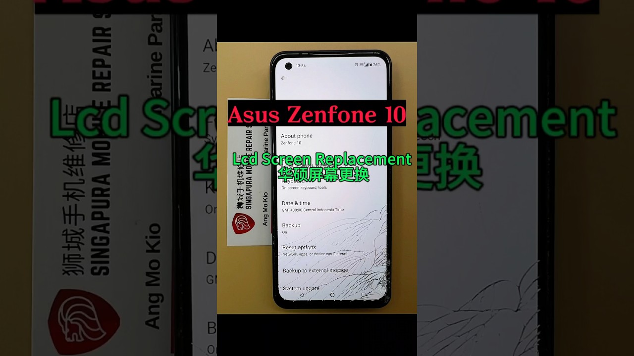 Asus Zenfone 10 Cracked Screen Replacement Singapore 