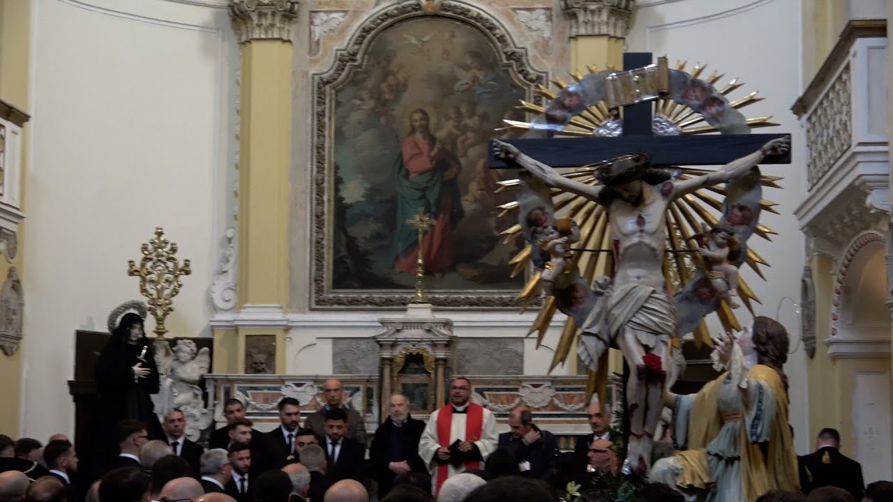 Bari, Venerdì 29 Marzo 2024 - Processione dei Sacri Misteri della Vallisa - prima parte.