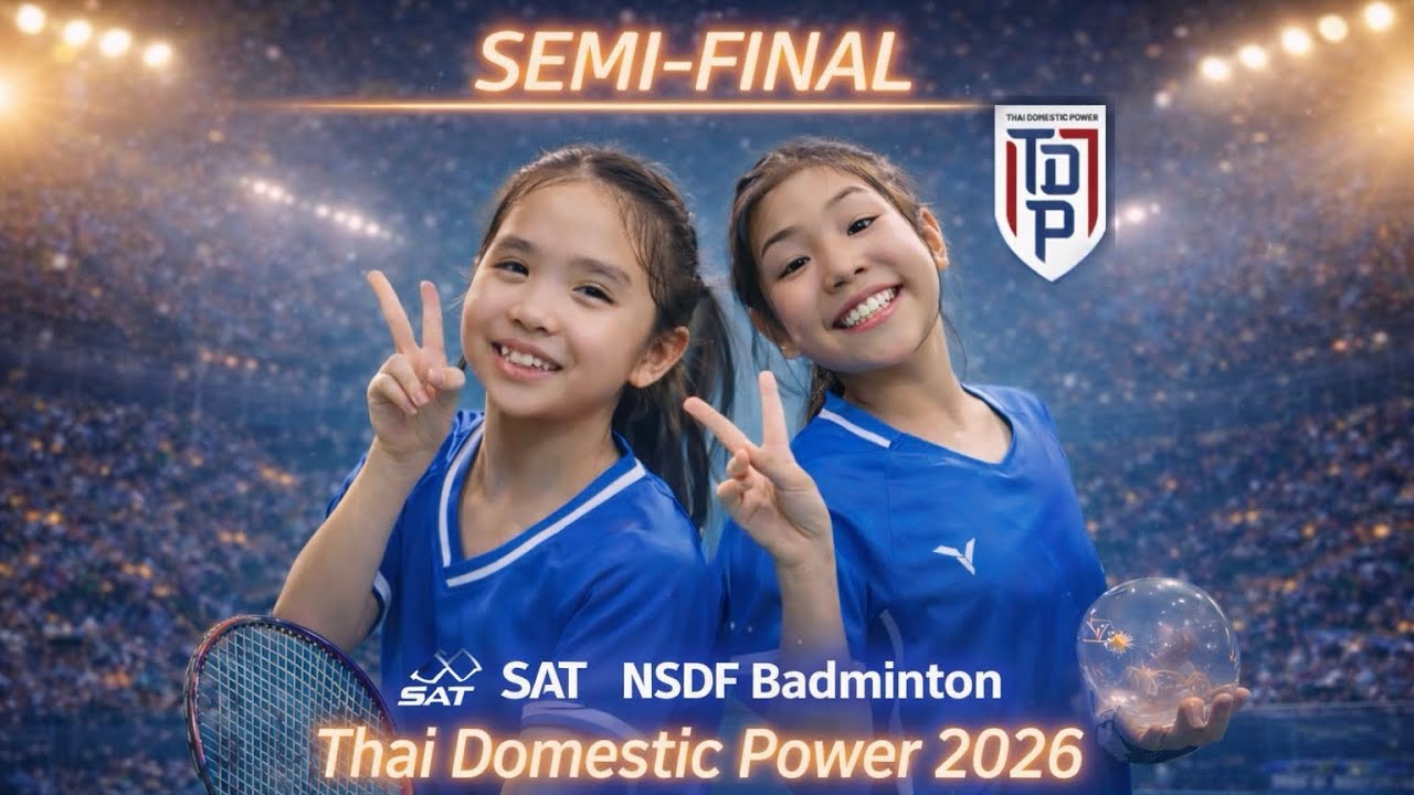 GD U11 Semi FinalSAT NSDF Badminton Thai Domestic power 2026 ภาคกรุงเทพมหานคร