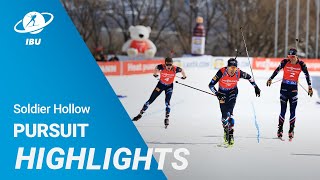 World Cup 23/24 Soldier Hollow: Men Pursuit Highlights