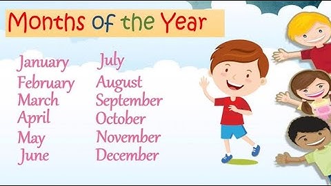 Learn the Months of the Year I Spelling I Grade 1 to 2 Lessons I A and J Kids TV