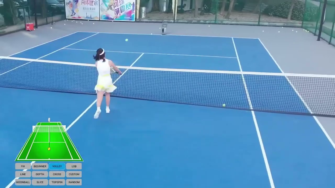 Portable ABS TS-09 Tennis Ball Launch Machine for Training