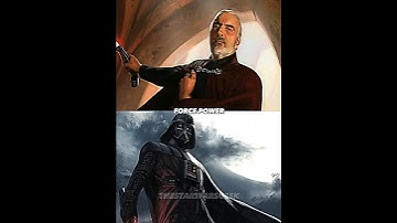 Count Dooku VS Darth Vader | #shorts