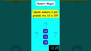 Scopri il Mondo dei Numeri! 🚀 Quiz Matematici per Bambini! Chi Vincerà tra 12 e 15? #bambini #quiz screenshot 2