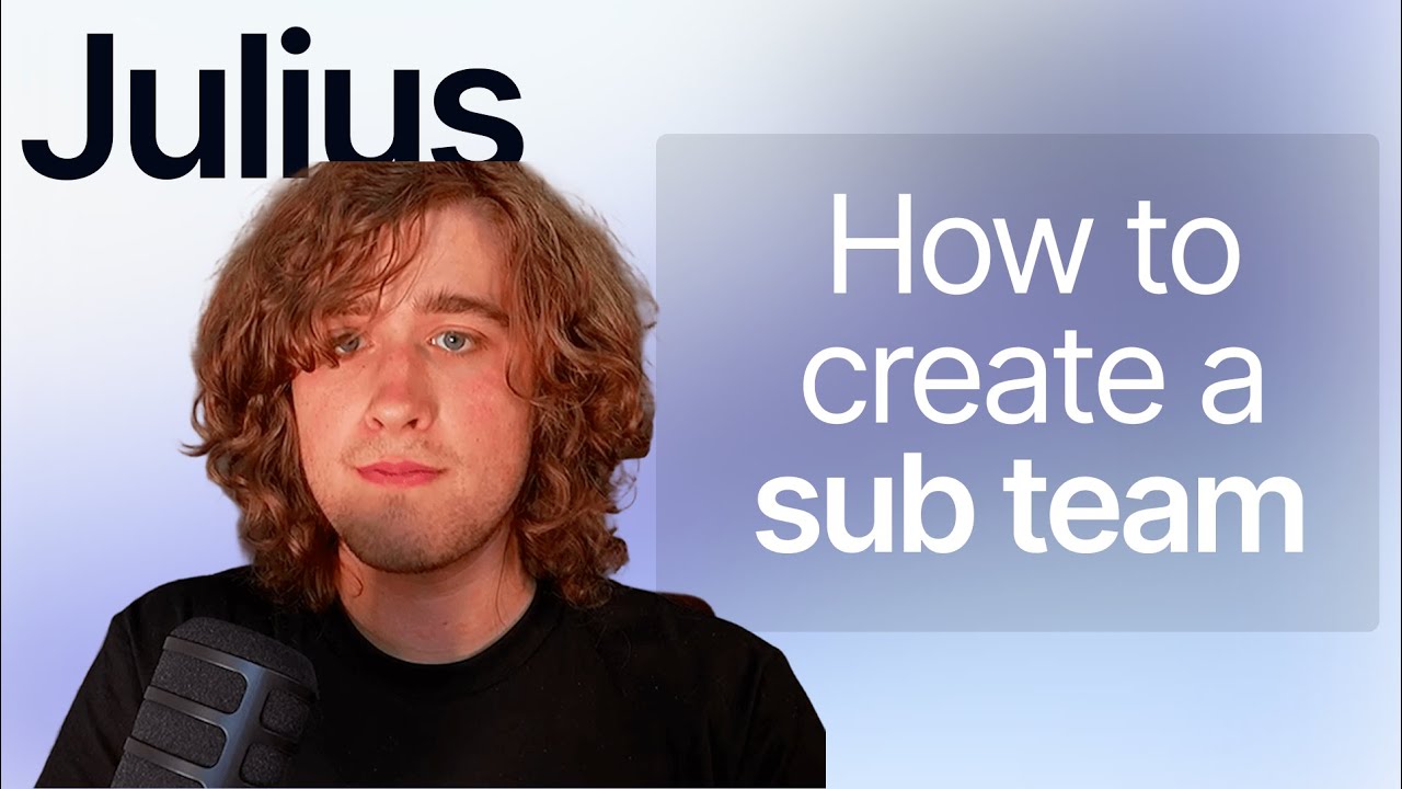 Sub Team Example How to create a Sub-team - YouTube