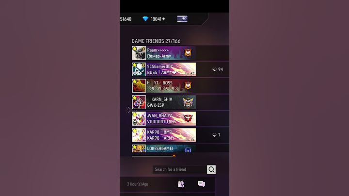 How Many V Badge in My Friendlist? 🤔 Garena Free Fire