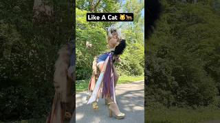 “like a cat” dance as a cat 🤯 #cosplay #dance #kpop #genshinimpact #xilonen #catgirl #hoyoverse