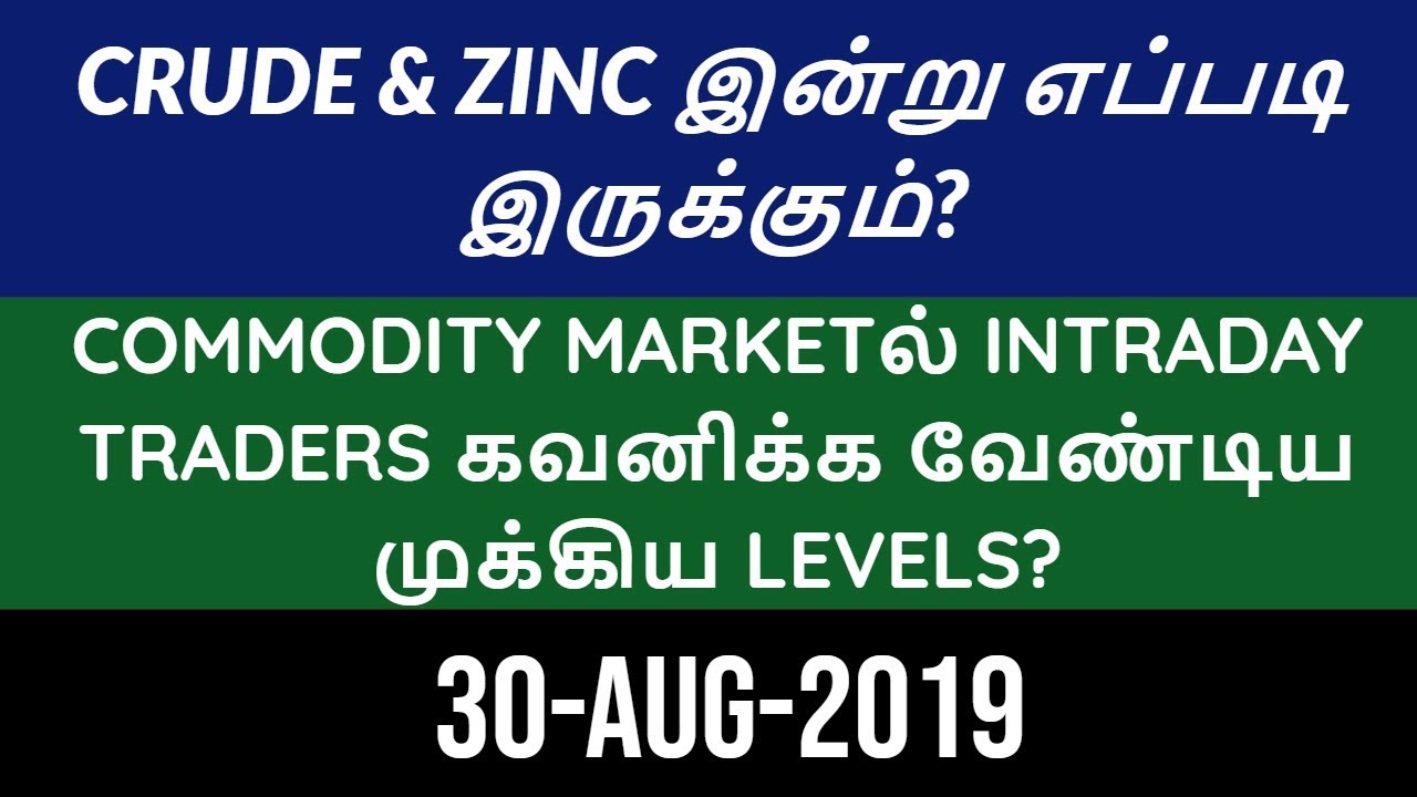 MCX Commodity Market |30-08-2019| Aliceblue | Tamil | Zerodha | Crudeoil | Technical | CTA