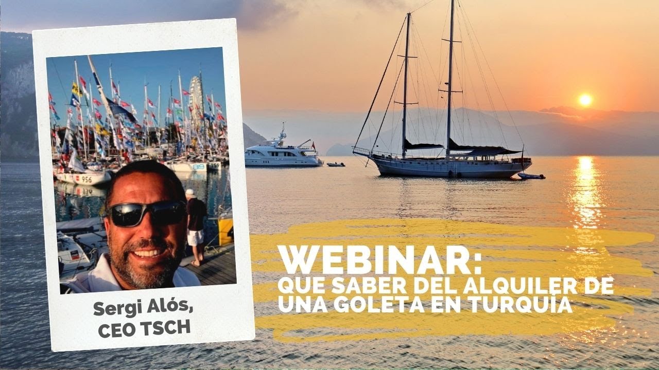 ⁣Webinar: Que saber del alquiler de una goleta en Turquía