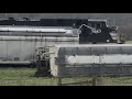 Train Derailment, Norfolk Southern Main Line Derailment Hamilton Ohio Area + 1st Train Passes Site!