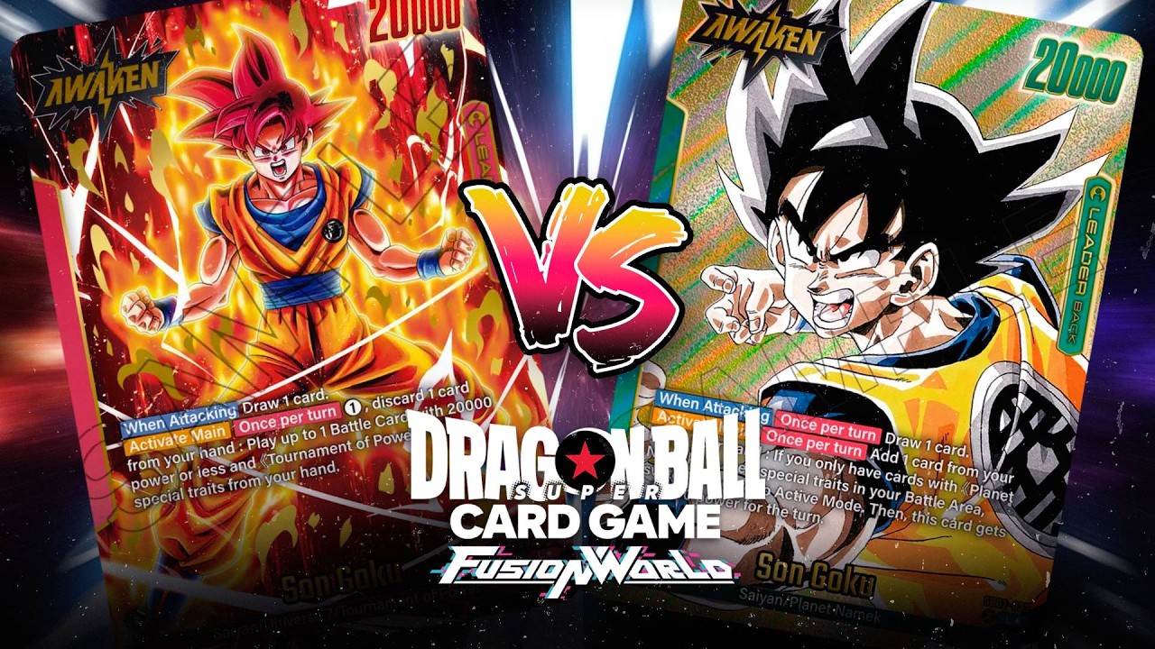 DBSFW - Dragon ball Fusion World - Son Goku - Topku (FB02-001) X Son Goku - Nameku (SB02-033)