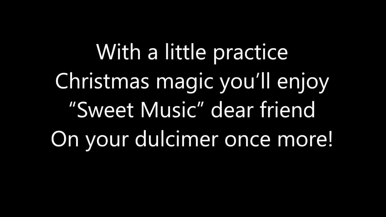 Christmas Dulcimer Poem YouTube
