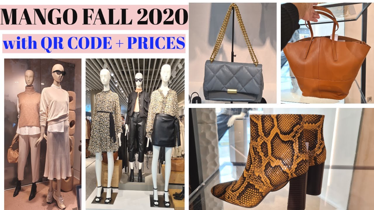 MANGO FALL 2020 NEW COLLECTION (with QR CODE + Prices) | Mango Autumn ...
