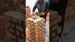 Wall Corner Masonry Process