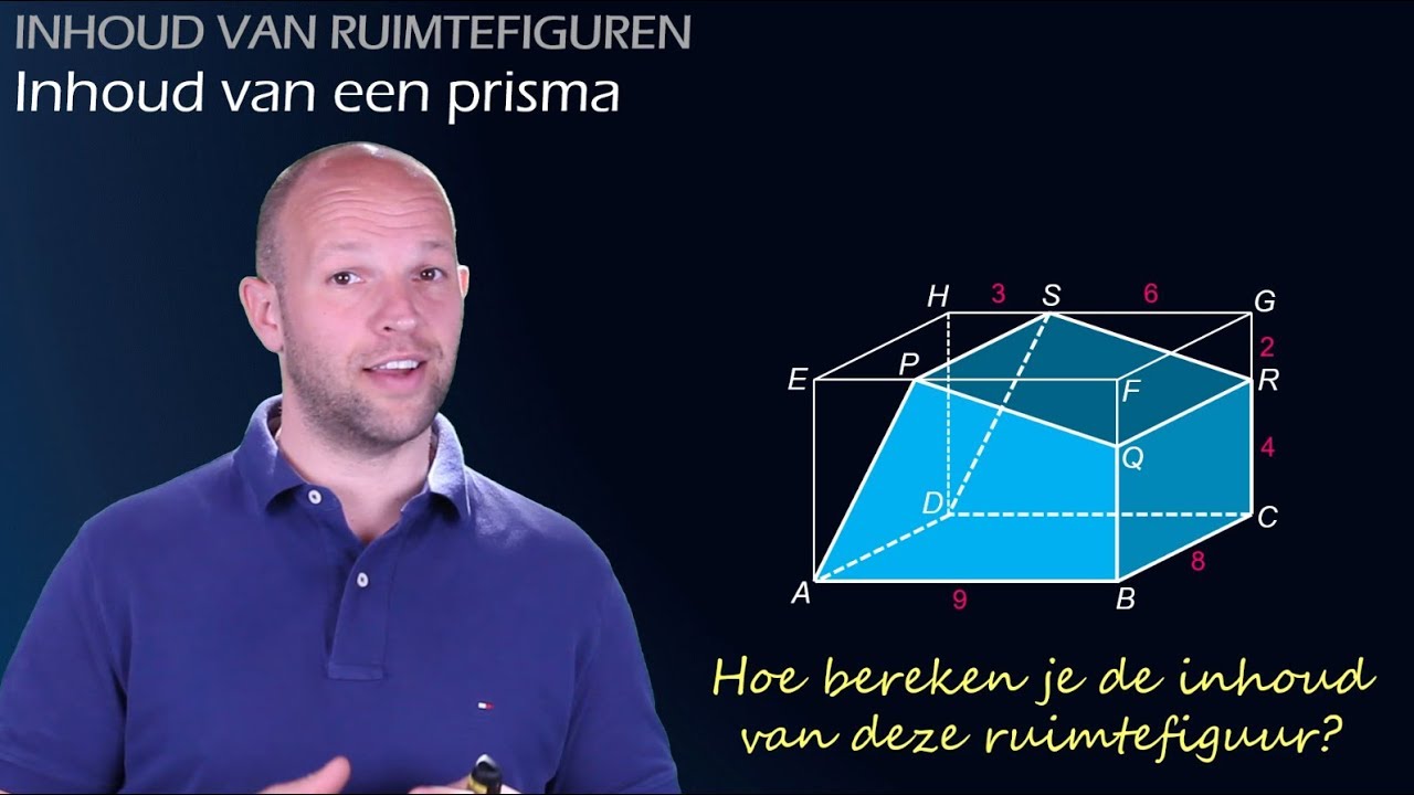 Hoe bereken je de inhoud van een prisma? (vwo 2) - WiskundeAcademie