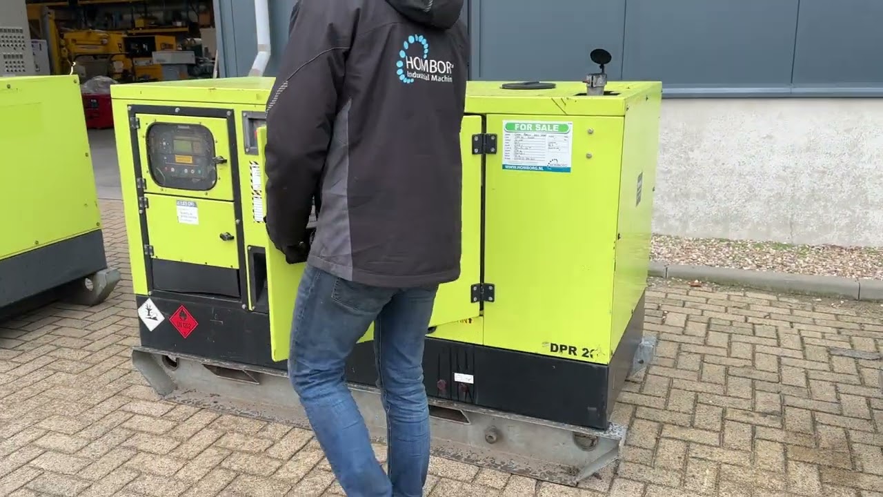 Gesan DPR 20 Perkins Leroy Somer 20 kVA Silent Rental generatorset stocknr 6173