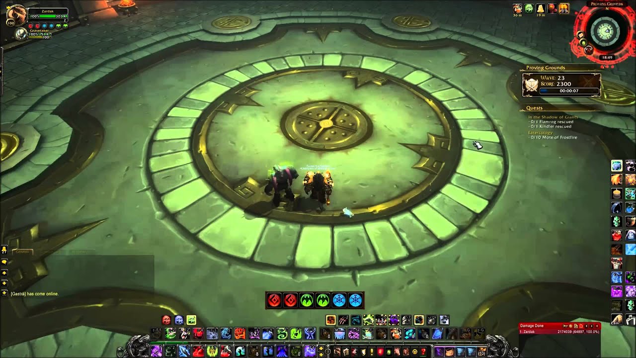 WoD 6.0.3: Proving Grounds wave 49+ Damage. Unholy Death Knight