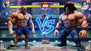 Ultra Street Fighter 4 - Sagat Vs Hugo High Level Gameplay 🥊 (God Tier Comeback?) screenshot 2