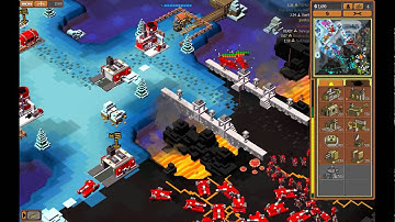 8-Bit Hordes 4v4 Multiplayer Gameplay Four Way Megaspam