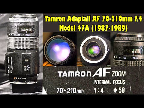 RARE LENS! Tamron Adaptall AF 70-210mm f/4 (Model 47A, 1987 