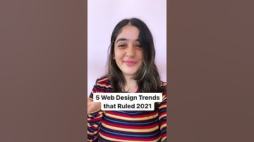 Web design trends that ruled 2021! 👑 #learndesign #uxui #design