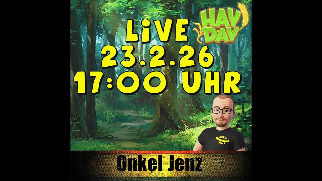 Live am 23.2.26 um 17:00 Uhr