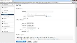 Business Catalyst Web Apps Settings | Adobe BC Training