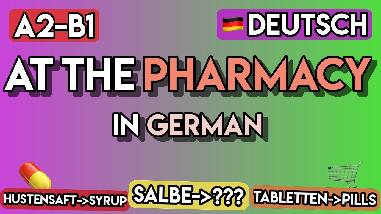 100+ German Phrases for the Doctor & Pharmacy | A2-B1 German Vocabulary for Health