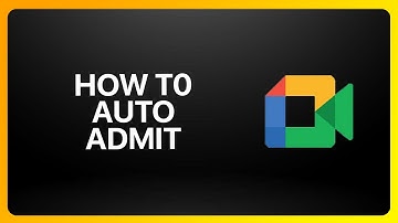 How To Auto Admit In Google Meet Tutorial