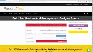 Data-Architecture-And-Management-Designer Dumps | Prepare For Salesforce Exam - #Prepare4test