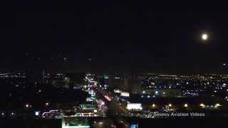 Nighttime time-lapse of aircraft arriving los angeles international,
and traffic along west century blvd. a span 28 minutes condensed into
87 seconds. fil...