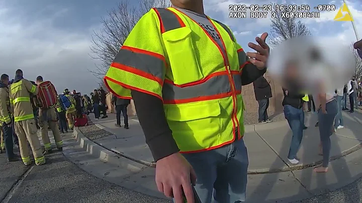 Video shows moments after car hit bus full of students in Albuquerque