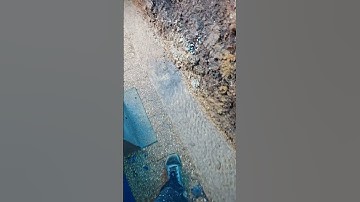 HOMEMADE BOTTOM DRAIN SET IN PLACE #koi #diykoipond  #diy #atoutlemonde