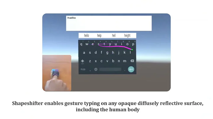 [Preview] Shapeshifter: Gesture Typing in Virtual ...