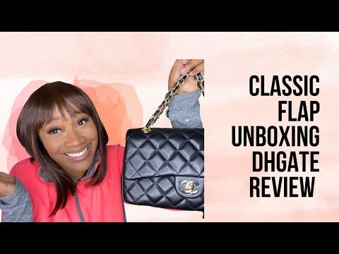 DHGate CHANEL CLASSIC FLAP unboxing