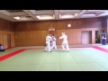 Orange belt test kumite Kyokushin Karate