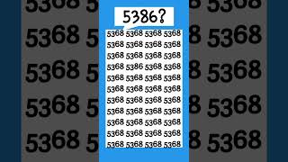 Keen Vision? Point Out The Hidden 5386? シViral