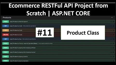 ECommerce Shopping Cart API in ASP.NET CORE PART-11| Product Class