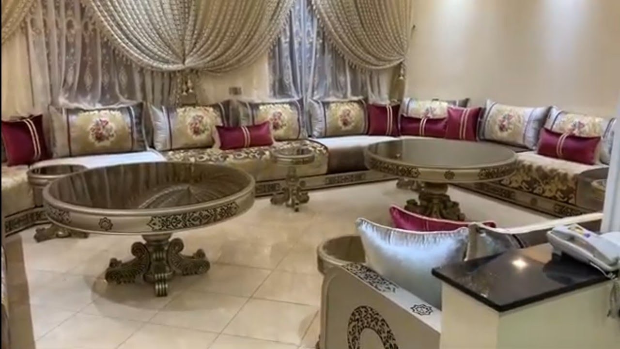 صالون جديد كيف وعدناكم بالمبرة مطروزة الاكثر طلبا على قناتي|salon marocain 2020