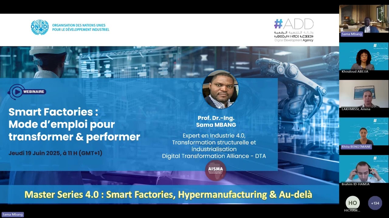 Master Series 4.0: Webinaire « Smart Factories  Mode d’emploi pour transformer & performer »