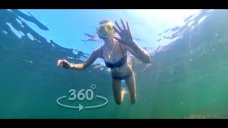 #Анапа. Море в 360°. Пляж Тургеневский спуск на Черном море в Анапе.
