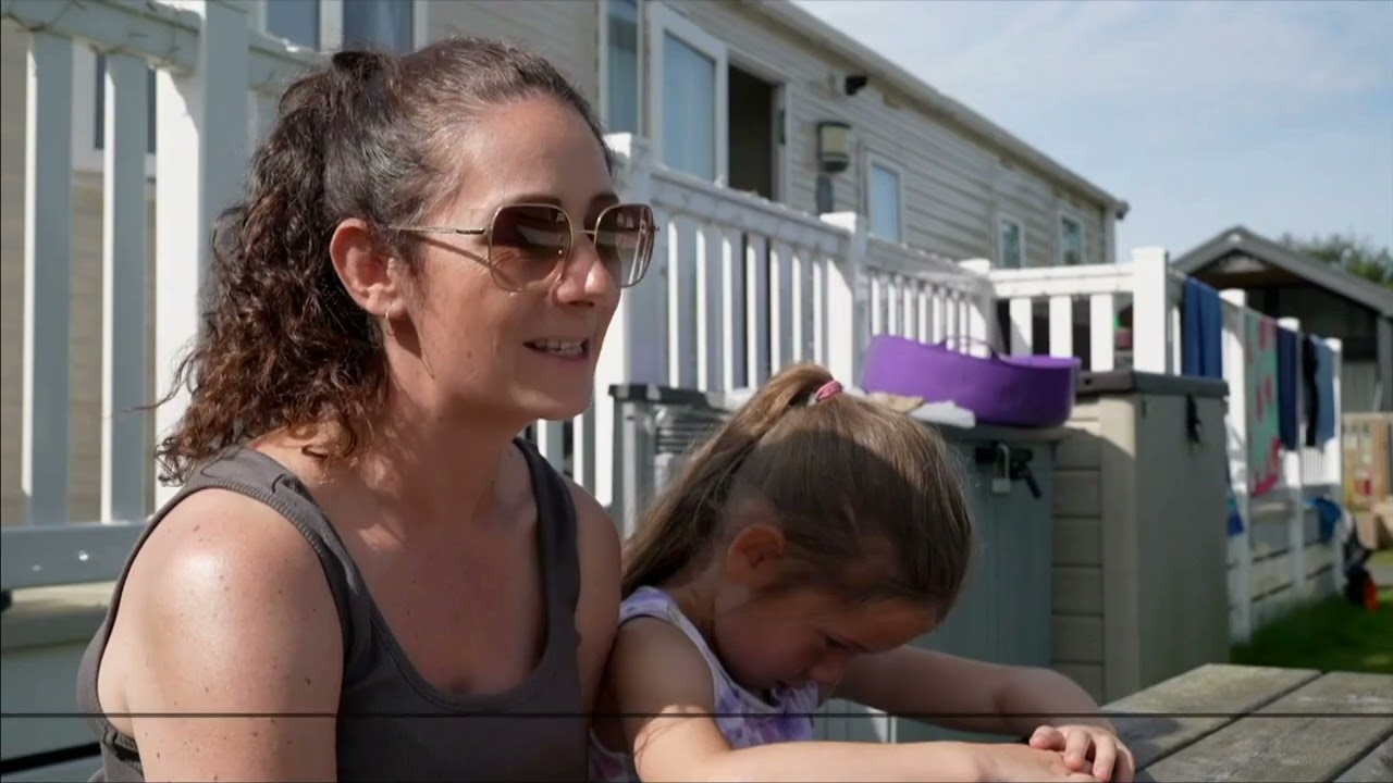 BBC Wales on multigenerational caravan holidays, or ‘gramping’, Andy Walker, Treetops Caravan Park