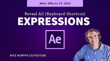 After Effects: Keyboard Shortcut to Reveal Expressions