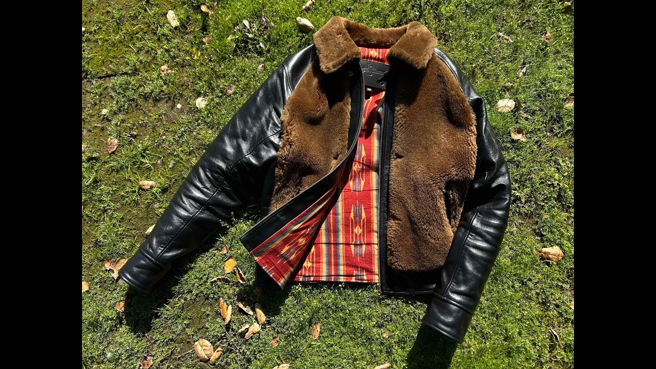 Grizzly Leather Jacket Pferdelederjacke Aero Shearling 