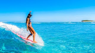 WHAT FIJI IS REALLY LIKE!! // GIRL SURFING OFF TINY ISLAND